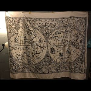Tapestry of world map